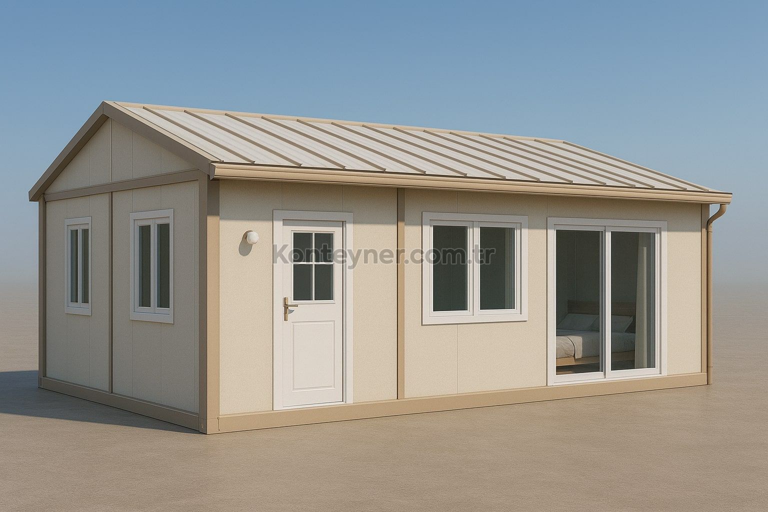 Konteyner Evlerde Cam Cephe Uygulamaları