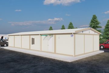 82 m² Konteyner Çamaşırhane